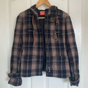 Rare juicy couture y2k plaid wool jacket